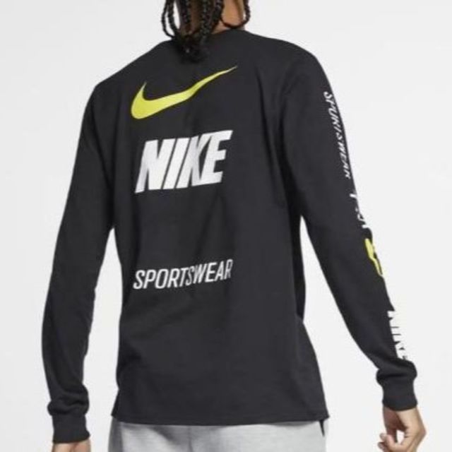 NIKE - L 黒 NIKE ナイキ スポーツウェア ロンTシャツ ロングスリーブ ...