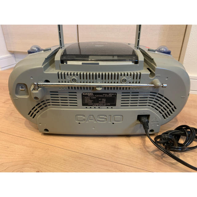 CASIO(カシオ)のカシオ MDH-3 MD／CD PORTABLE SYSTEM 中古品 スマホ/家電/カメラのオーディオ機器(ポータブルプレーヤー)の商品写真