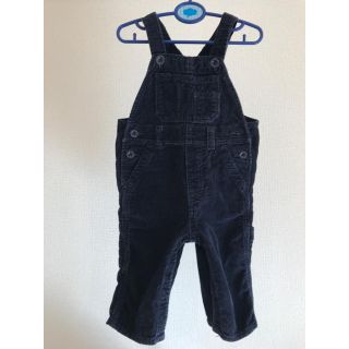 ベビーギャップ(babyGAP)のGAP コーデュロイ サロペット ネイビー 紺 中古品(パンツ)