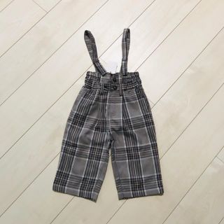 プティマイン(petit main)の新品♡サスペンダー付きワイドパンツ(パンツ/スパッツ)