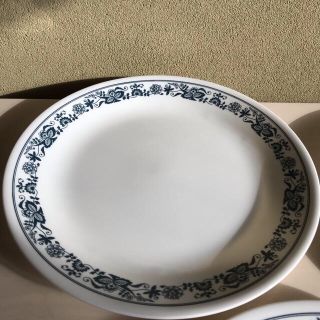 コレール(CORELLE)のコレール  ブルーオニオン  約25㎝  高さ2㎝  3枚(食器)