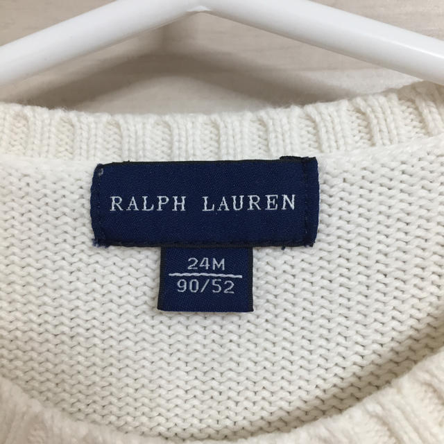 Ralph Lauren(ラルフローレン)のラルフローレン  セーター 90 キッズ/ベビー/マタニティのキッズ服女の子用(90cm~)(ニット)の商品写真