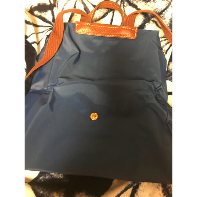 LONGCHAMP(ロンシャン)のロンシャン リュック青色 美品LONGCHAMP レディースのバッグ(リュック/バックパック)の商品写真