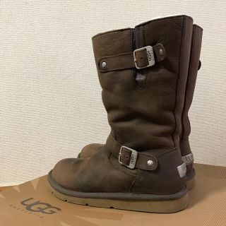 アグ(UGG)の値下げ！！ ugg レザー Kensington シープスキン ムートン ブーツ(ブーツ)