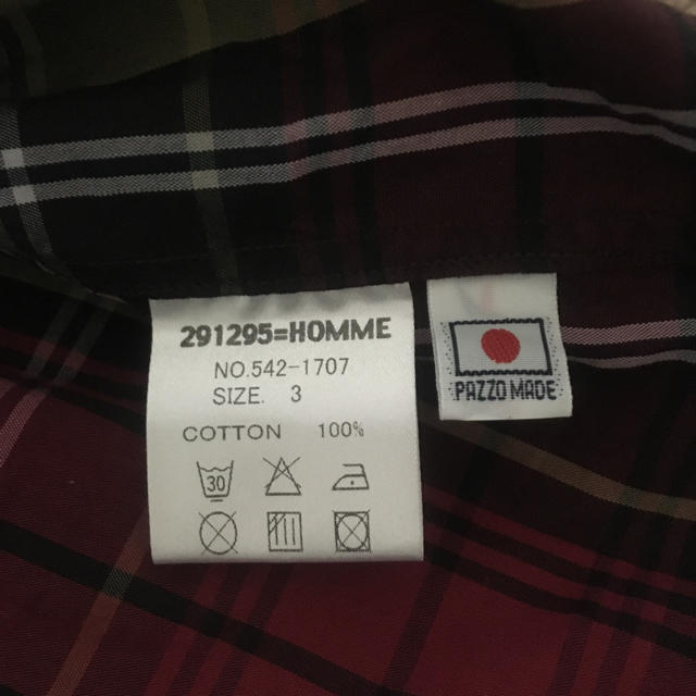 291295=HOMME(ニーキュウイチニーキュウゴーオム)の291295=HOMME 半袖シャツ メンズのトップス(シャツ)の商品写真