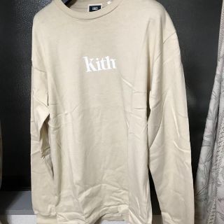 うーまさ様KITH PIGMENT DYED SERIF LOGO L/S(Tシャツ/カットソー(七分/長袖))