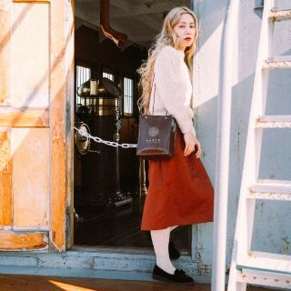 marte ロゴバッグ bag チョコレート