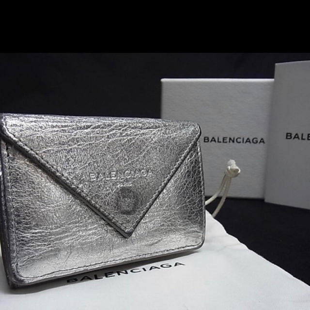 BALENCIAGA バレンシアガ ミニウォレット レザー 二つ折り財布