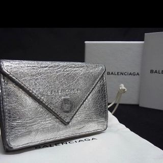 バレンシアガ(Balenciaga)のBALENCIAGA バレンシアガ ミニウォレット レザー 二つ折り財布(財布)