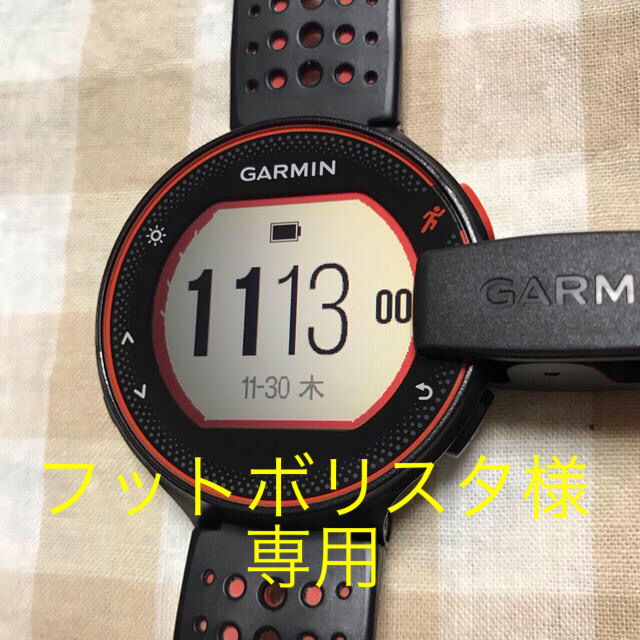 GARMIN(ガーミン)のGARMIN  フォアアスリート235J メンズの時計(腕時計(デジタル))の商品写真