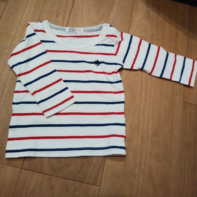 POLO RALPH LAUREN(ポロラルフローレン)のラルフローレン　長袖Tシャツ キッズ/ベビー/マタニティのベビー服(~85cm)(Ｔシャツ)の商品写真