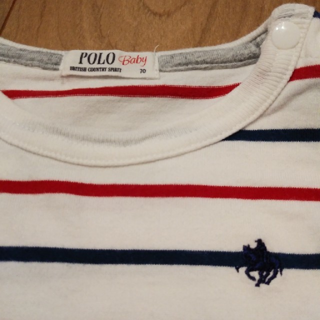 POLO RALPH LAUREN(ポロラルフローレン)のラルフローレン　長袖Tシャツ キッズ/ベビー/マタニティのベビー服(~85cm)(Ｔシャツ)の商品写真