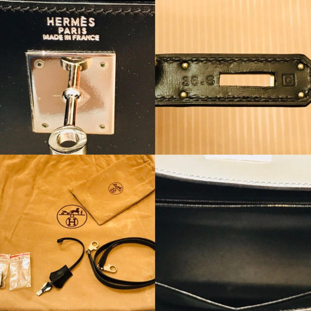 Hermes(エルメス)の正規品 HERMES エルメス ケリー ボックスカーフ 32 外縫い C刻印 レディースのバッグ(ハンドバッグ)の商品写真