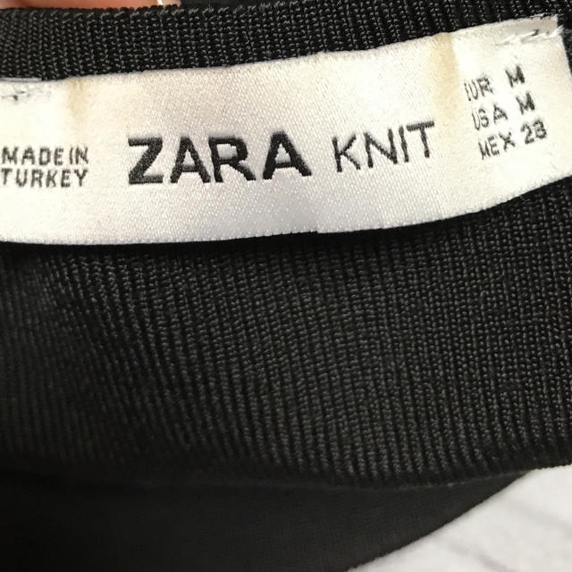 ZARA(ザラ)のZARA ウエスト紐入りロングセーター レディースのトップス(ニット/セーター)の商品写真