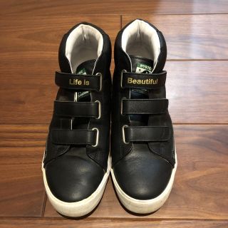 ヒステリックグラマー(HYSTERIC GLAMOUR)のHYSTERIC GLAMOUR VELCRO MID-CUTスニーカー(スニーカー)