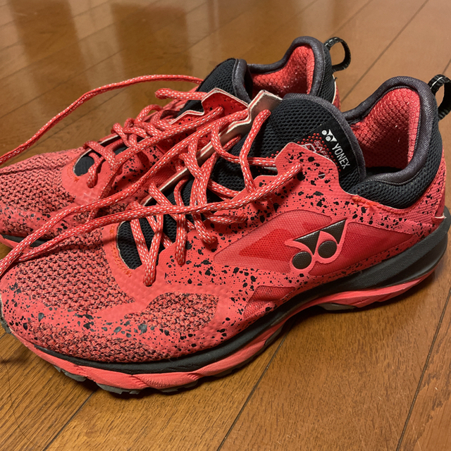 YONEX - ヨネックス シューズ メンズ 25.5 オレンジ ランニング YONEX - ヨネックス シューズ メンズ 25.5 オレンジ ランニング
