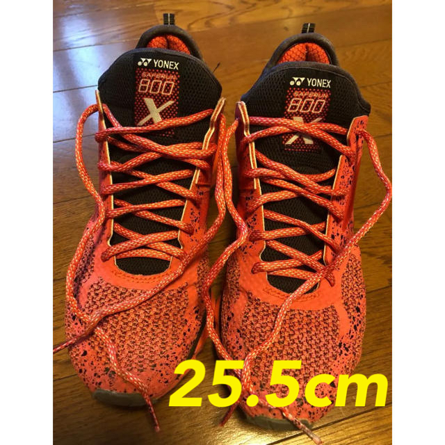 YONEX - ヨネックス シューズ メンズ 25.5 オレンジ ランニング YONEX - ヨネックス シューズ メンズ 25.5 オレンジ ランニング