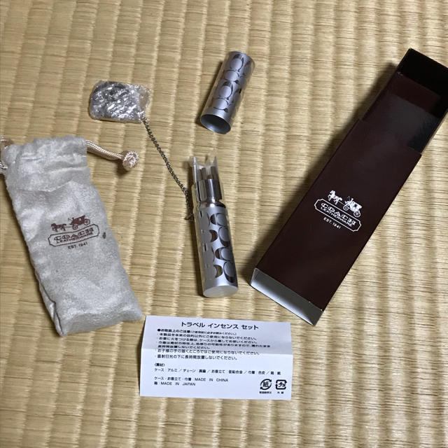 COACH(コーチ)のコーチ お香 2個セット コスメ/美容のリラクゼーション(お香/香炉)の商品写真