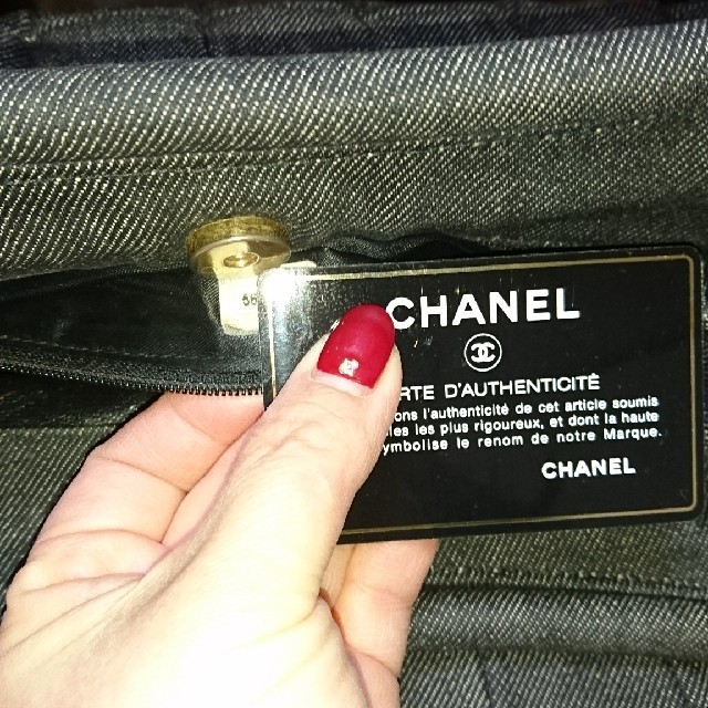 CHANEL(シャネル)のシャネル デニム バック レディースのバッグ(ハンドバッグ)の商品写真