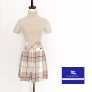 バーバリーブルーレーベル(BURBERRY BLUE LABEL)のバーバリーブルーレーベル チェック柄スカート(ミニスカート)