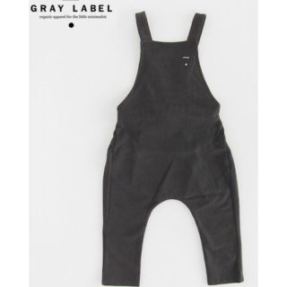 キャラメルベビー&チャイルド(Caramel baby&child )のGRAY LABEL 裏起毛 サロペット 2-3y(パンツ/スパッツ)