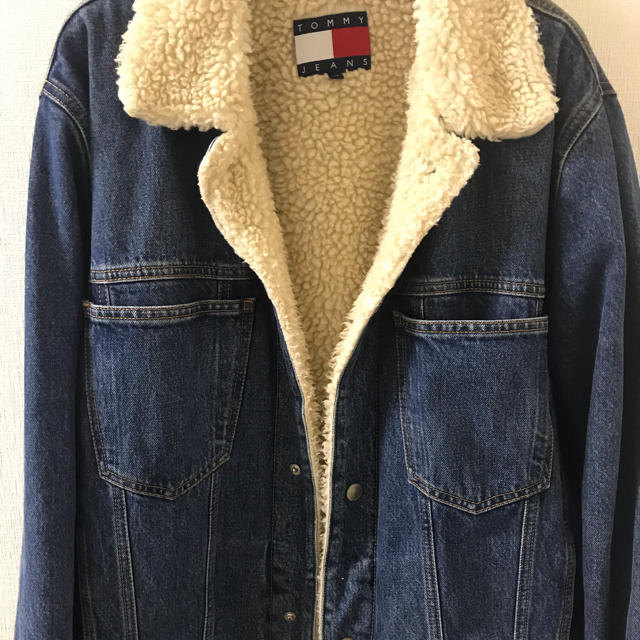 TOMMY HILFIGER(トミーヒルフィガー)のTOMMY HILFIGER デニムボアジャケット メンズのジャケット/アウター(Gジャン/デニムジャケット)の商品写真