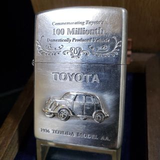 ジッポー(ZIPPO)の激レアコレクション♥99D’ZIPPO♥TOYOTA生産1億台記念♥送料無料(タバコグッズ)