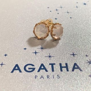 アガタ(AGATHA)の❣️お値下げしました❣️【新品未使用】ローズクォーツ ピアス(ピアス)