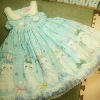 アンジェリックプリティー(Angelic Pretty)のPretty＊マシュマロバニーJSK(ひざ丈ワンピース)