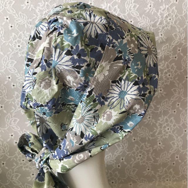 ケア帽子＊ヘッドスカーフ ハンドメイドのファッション小物(帽子)の商品写真