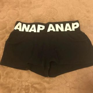 アナップ(ANAP)のANAP 黒スウェットショーパン(ショートパンツ)