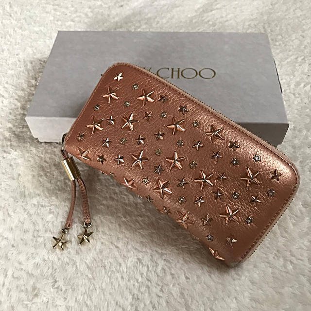 JIMMY CHOO ラウンドジップ式長財布 MAGNOLIA