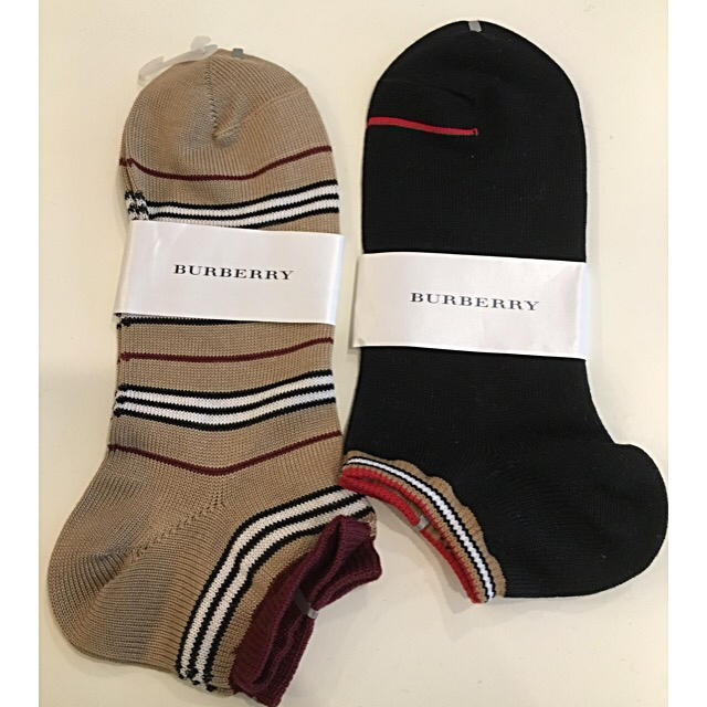 BURBERRY(バーバリー)のBurberry 靴下🧦 men's 3足セット 新品・未使用✨ メンズのレッグウェア(ソックス)の商品写真