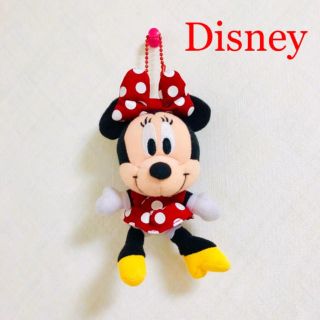 ディズニー(Disney)のディズニー ミニー Disney ぬいぐるみ キーチェーン ストラップ ♡(キャラクターグッズ)