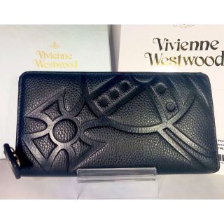 ヴィヴィアンウエストウッド(Vivienne Westwood)の【新品未使用】ヴィヴィアンウエストウッド 長財布 ブラック ジッピーウォレット(財布)