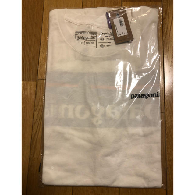パタゴニア P-6 ロゴ オーガニック Tシャツ Mサイズ 白