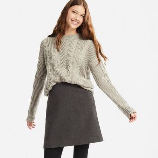 ユニクロ(UNIQLO)のウールブレンドミニスカート(ミニスカート)