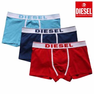 ディーゼル(DIESEL)のDiesel ボクサーパンツ 3パック Blue / Navy / Red S(ボクサーパンツ)