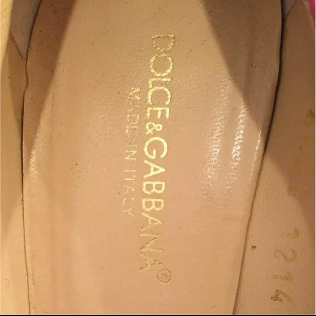 DOLCE&GABBANA(ドルチェアンドガッバーナ)のDOLCE&GABBANA ドルチェ&ガッバーナ パンプス 36 レディースの靴/シューズ(ハイヒール/パンプス)の商品写真