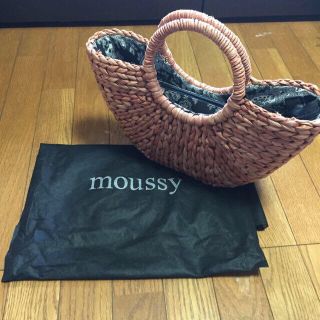 マウジー(moussy)のマウジー・かごバッグ＊値下げしました(ハンドバッグ)