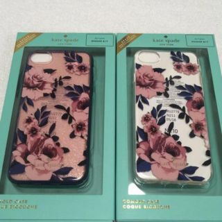 ケイトスペードニューヨーク(kate spade new york)の新品KateSpade グリッタープレリーローズiPhone8ケース(iPhoneケース)