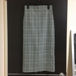 ザラ(ZARA)のZARA チェックスカート xs(ひざ丈スカート)