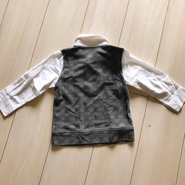 Men's Club(メンズクラブ)のmen'sClub mini フォーマル シャツ キッズ キッズ/ベビー/マタニティのキッズ服男の子用(90cm~)(Tシャツ/カットソー)の商品写真