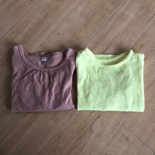 ムジルシリョウヒン(MUJI (無印良品))のロンT2枚組80(Ｔシャツ)