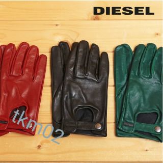 ディーゼル(DIESEL)の💀DIESEL💀 ディーゼル 男女兼用■羊革  ラムレザーグローブ

(手袋)