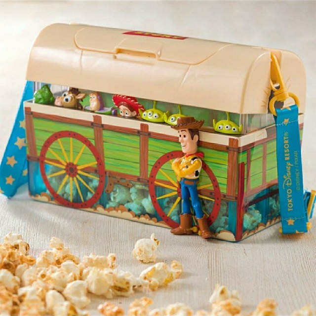 Disney(ディズニー)のポップコーンバケット　トイストーリー　ピクサー エンタメ/ホビーのおもちゃ/ぬいぐるみ(キャラクターグッズ)の商品写真