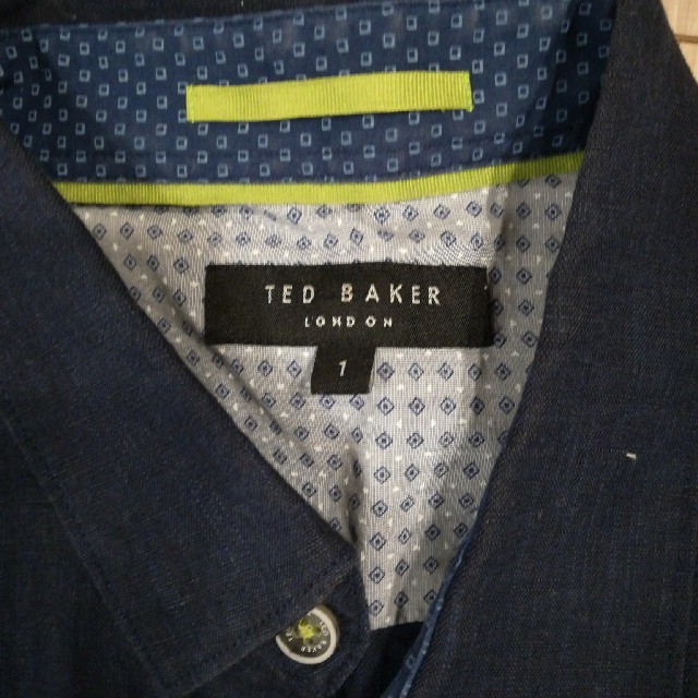 TED BAKER(テッドベイカー)のTED BAKER シャツ ネイビー メンズのトップス(シャツ)の商品写真