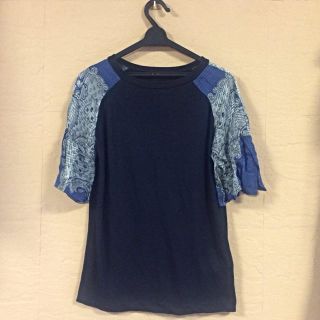 サカイ(sacai)のsacai☆ペイズリーカットソー(カットソー(半袖/袖なし))