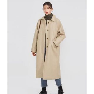 オオトロ(OHOTORO)のPlain raglan wool coat AIN コート(ロングコート)