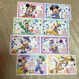 ディズニー(Disney)の【使用済み❣️】東京ディズニーリゾート３５周年パスポート『全７枚＋１枚』セット(遊園地/テーマパーク)